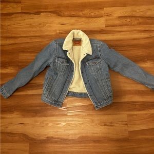 Levi Sherpa Trucker Jean Jacket